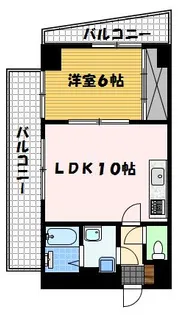 三愛ビル9【10階】の間取り