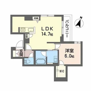 Balloonflower East【3階】の間取り