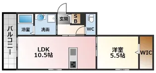 エルフォルク【3階】の間取り