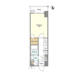 東京都台東区根岸3【マンション】の間取り