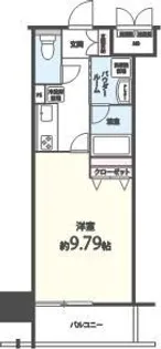 シエル新堀【8階】の間取り