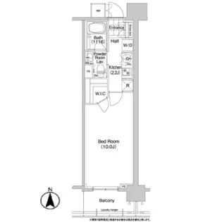 東京都千代田区東神田2【マンション】の間取り
