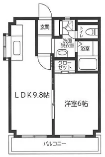 ファーレ秋元【1階】の間取り