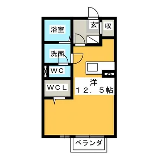 リビングタウン西枇杷島【2階】の間取り
