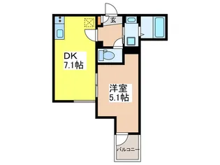 小豆沢レジデンス【3階】の間取り