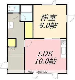 永井アパート【1階】の間取り