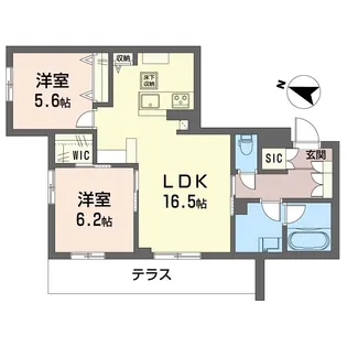 新築プレテール【1階】の間取り
