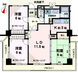 エクセレント常盤 1匹可 P有【2階】の間取り