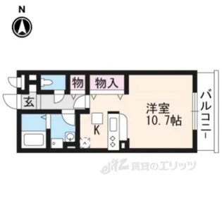 セジュール城南【2階】の間取り