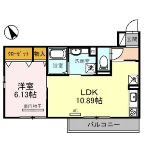 滋賀県栗東市岡【アパート】の間取り