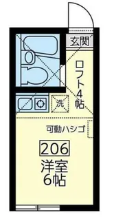 ユナイト子安台ミルフィーユの杜【2階】の間取り