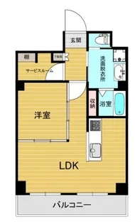 1SDKの間取り画像