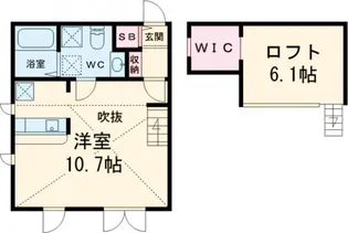 プリマ・ラ・フォンテ【2階】の間取り