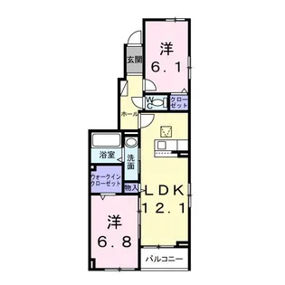 ペガサス【1階】の間取り