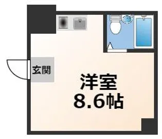 スター21巽南【3階】の間取り