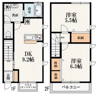 プレシューズ Aの間取り