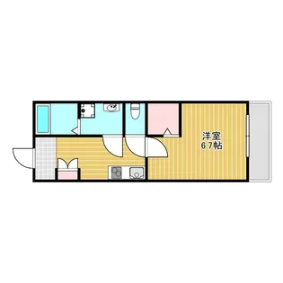 レジデンスUトヨナカ【3階】の間取り