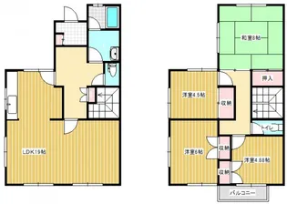 茨城県守谷市御所ケ丘5【一戸建】の間取り