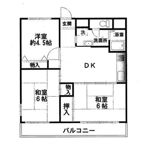 大阪府大阪市平野区加美東4【マンション】の間取り