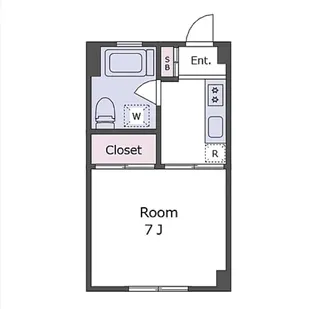 ロジュモン富貴【1階】の間取り