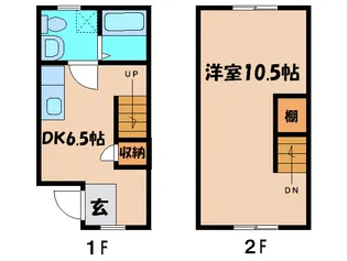 愛知県岡崎市福岡町字永池【一戸建】の間取り