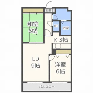 シュープリームコート7【1階】の間取り