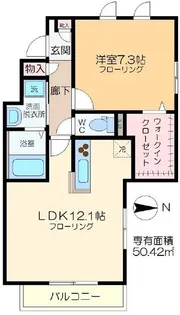 マーヴェラス六町【2階】の間取り