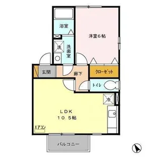 ワカシバウィルモア【2階】の間取り