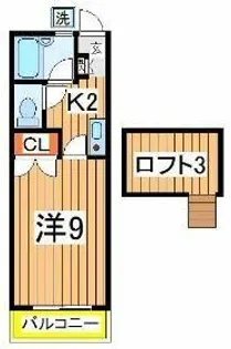 メゾン・デ・シャルム逆井【2階】の間取り