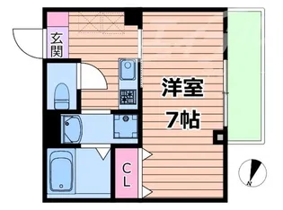 みおつくし城北【2階】の間取り