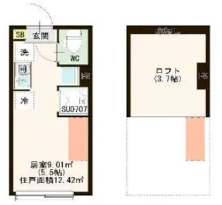 ハーモニーテラス上井草IV【2階】の間取り