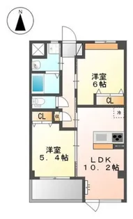 リベルテ【3階】の間取り