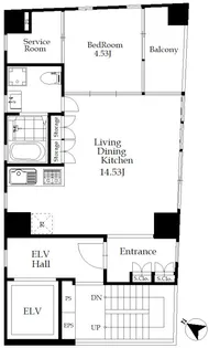 グレース白金【6階】の間取り