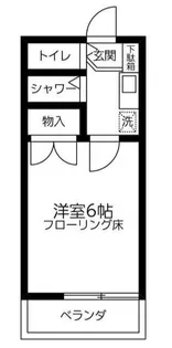 永山フラワーマンション【1階】の間取り