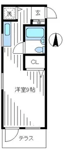 篠木ハウス【1階】の間取り