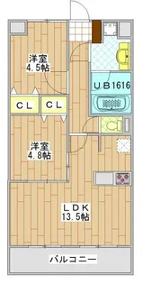 ヴァンヴェール葛城【1階】の間取り