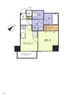 クレストホーム根津【4階】の間取り