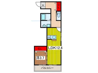 Legato【2階】の間取り