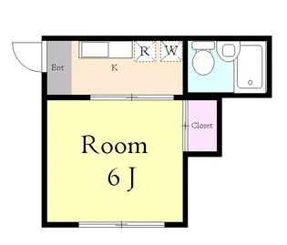 第2永和荘【1階】の間取り