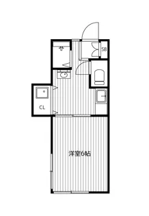 コーポ立山A【2階】の間取り