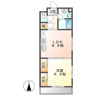 センチュリーパーク野田【2階】の間取り