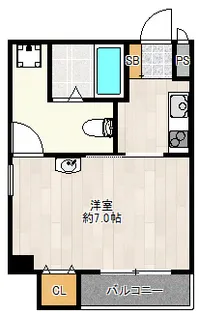 レクシア鶴ヶ丘【4階】の間取り