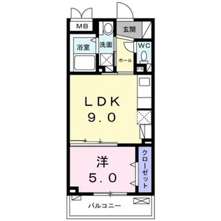 カステロ板橋本町【4階】の間取り