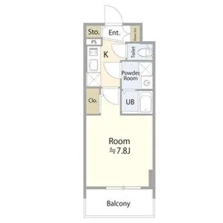 エスリード大須アヴェニュー【9階】の間取り
