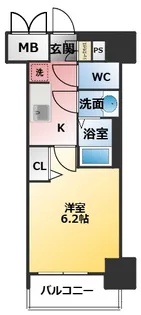 プレサンス名駅南エディフィス【2階】の間取り