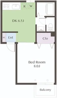 エコー【1階】の間取り