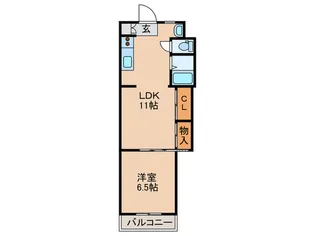 コンフォルト1【3階】の間取り