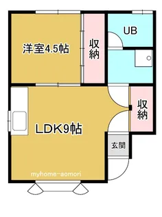五番館C【1階】の間取り