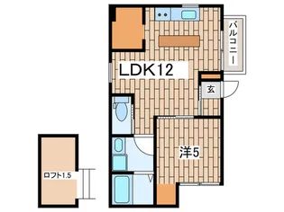 Beach Pocket 坂ノ下【3階】の間取り