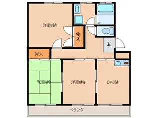 ビラ上野【2階】の間取り
